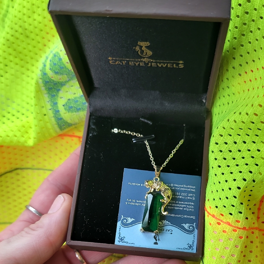 Green Pendant Necklace